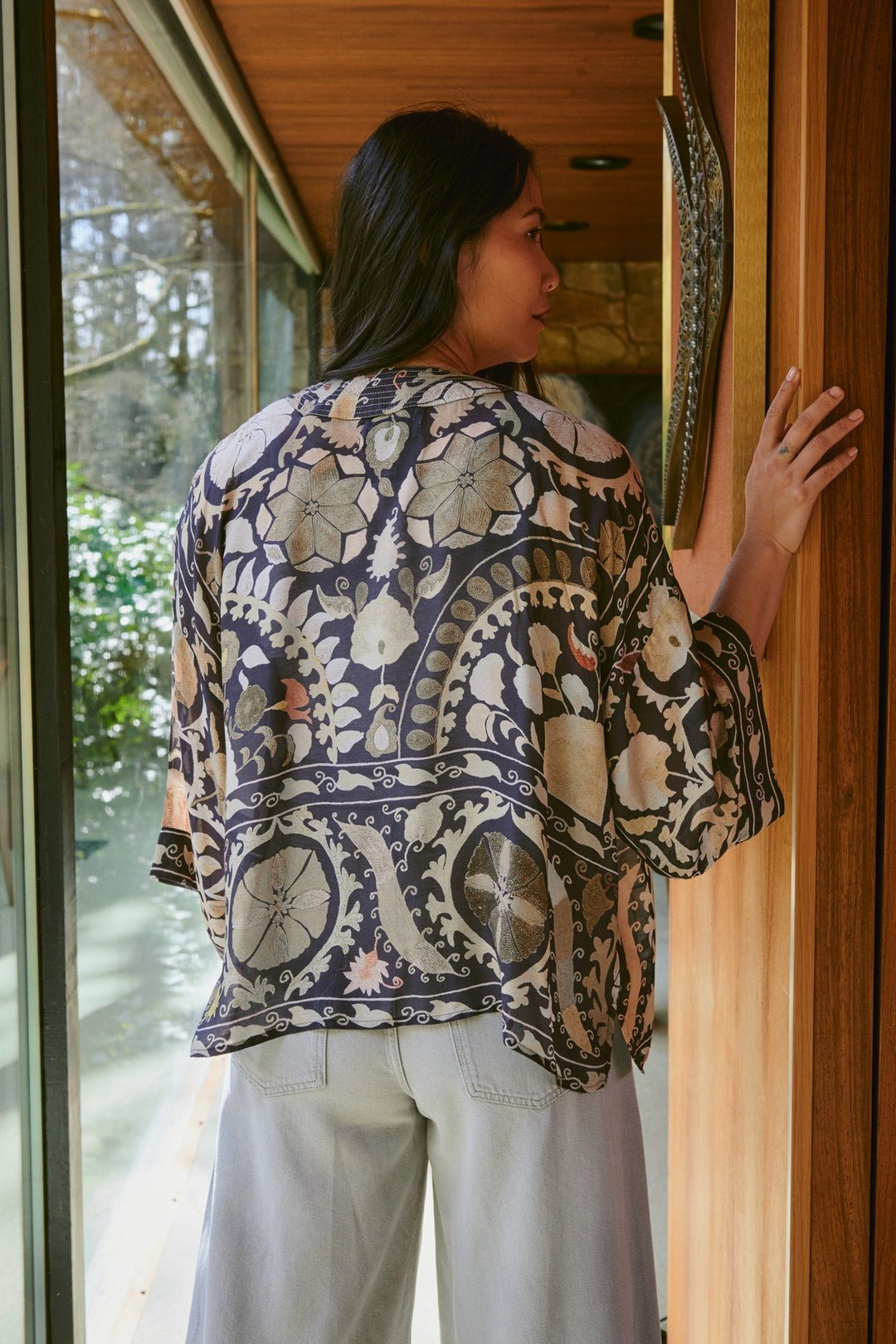 One Hundred Stars Kimono Susani CharcoalclothingOne Hundred StarsNumber Two