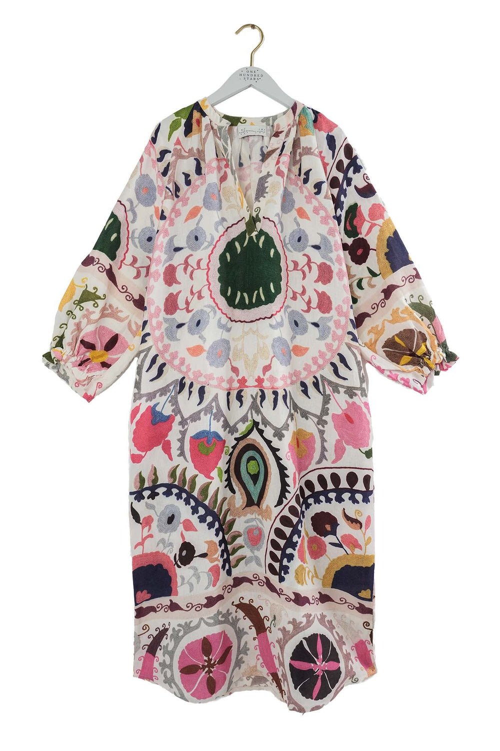 picture of One Hundred Stars GRANDE Kimono Susani Pink - Number Two - womens - fashion - ethical - clothing - One Hundred