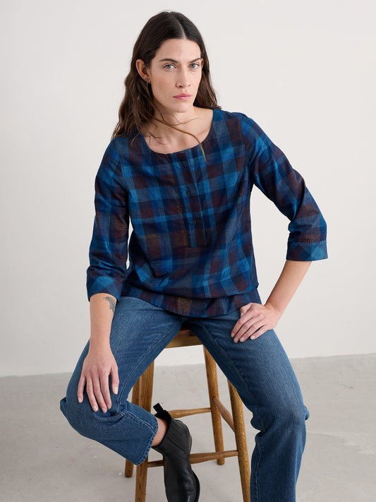 picture of Seasalt Tithonia Top - Honesty Sea Cave - Number Two - womens - fashion - clothing - Seasalt 1