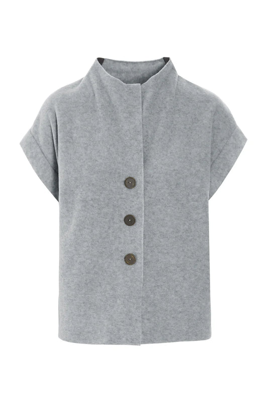 picture of Henriette Steffensen Vest - Light Grey - Number Two - womens - fashion - clothing - Henriette Steffensen 1