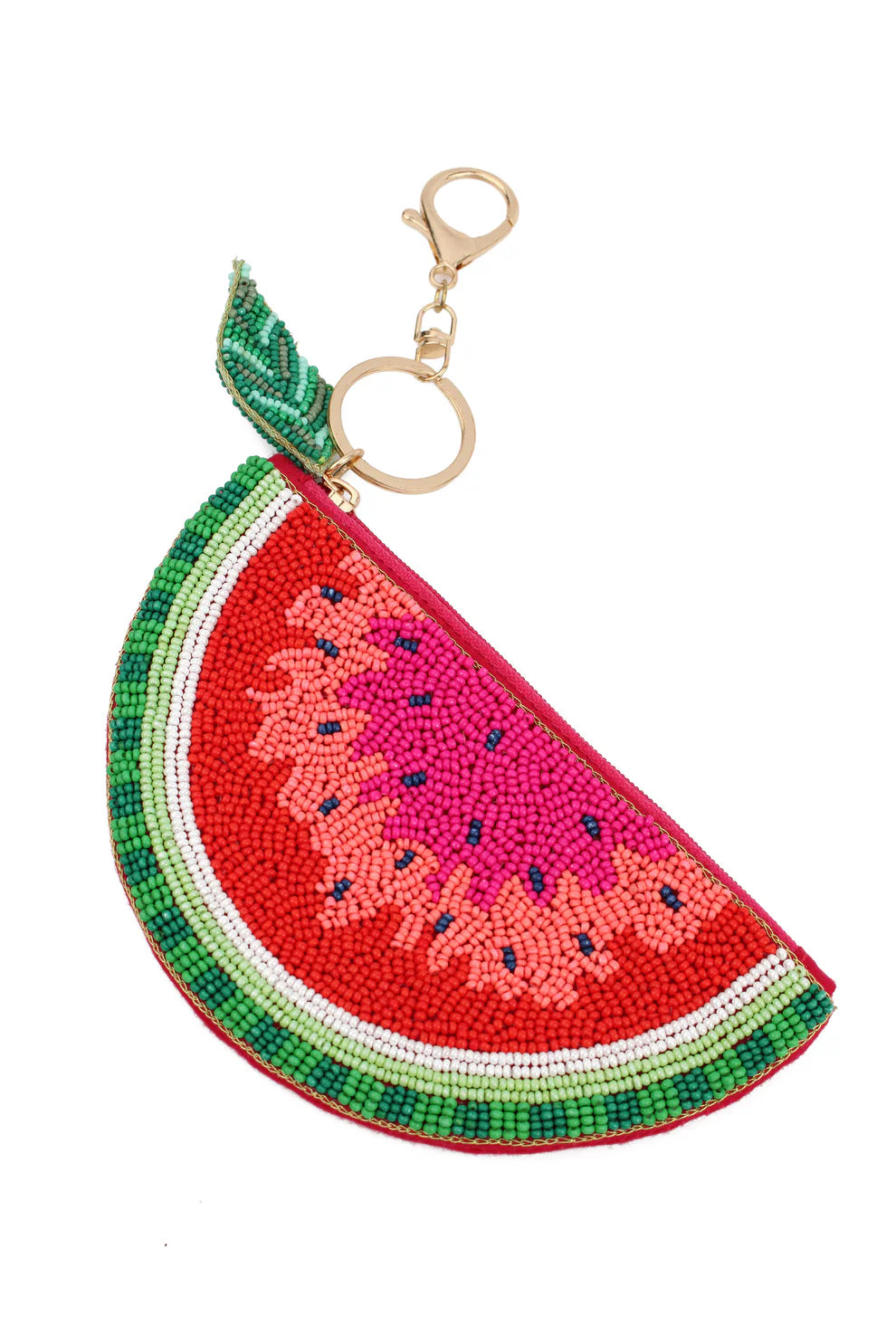 My Doris Purse with Keyring - Beaded Watermelon