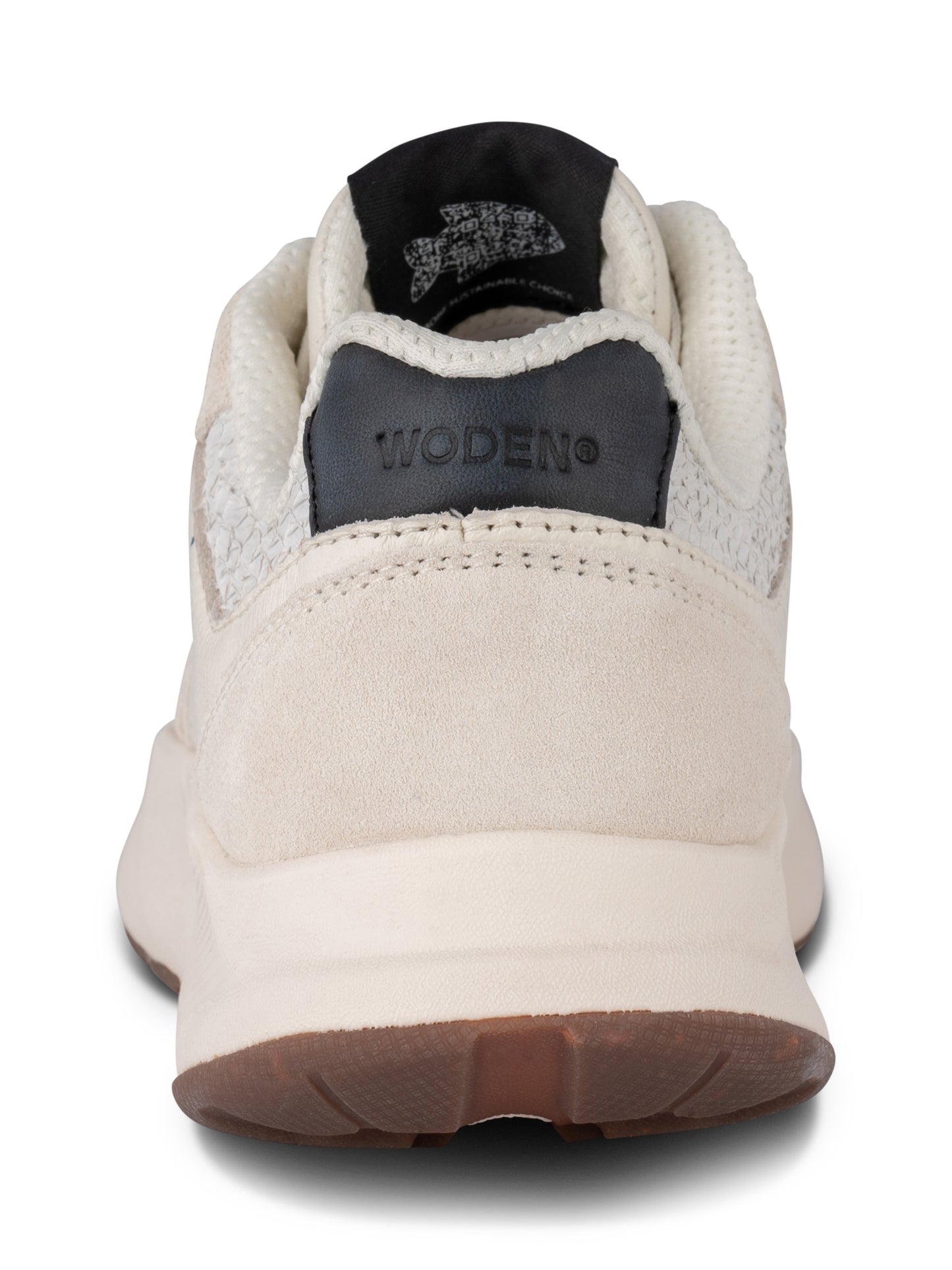 picture of Woden Mathide Leather Trainer - Blanc De Blanc - Number Two - womens - fashion - Footwear - Woden 7