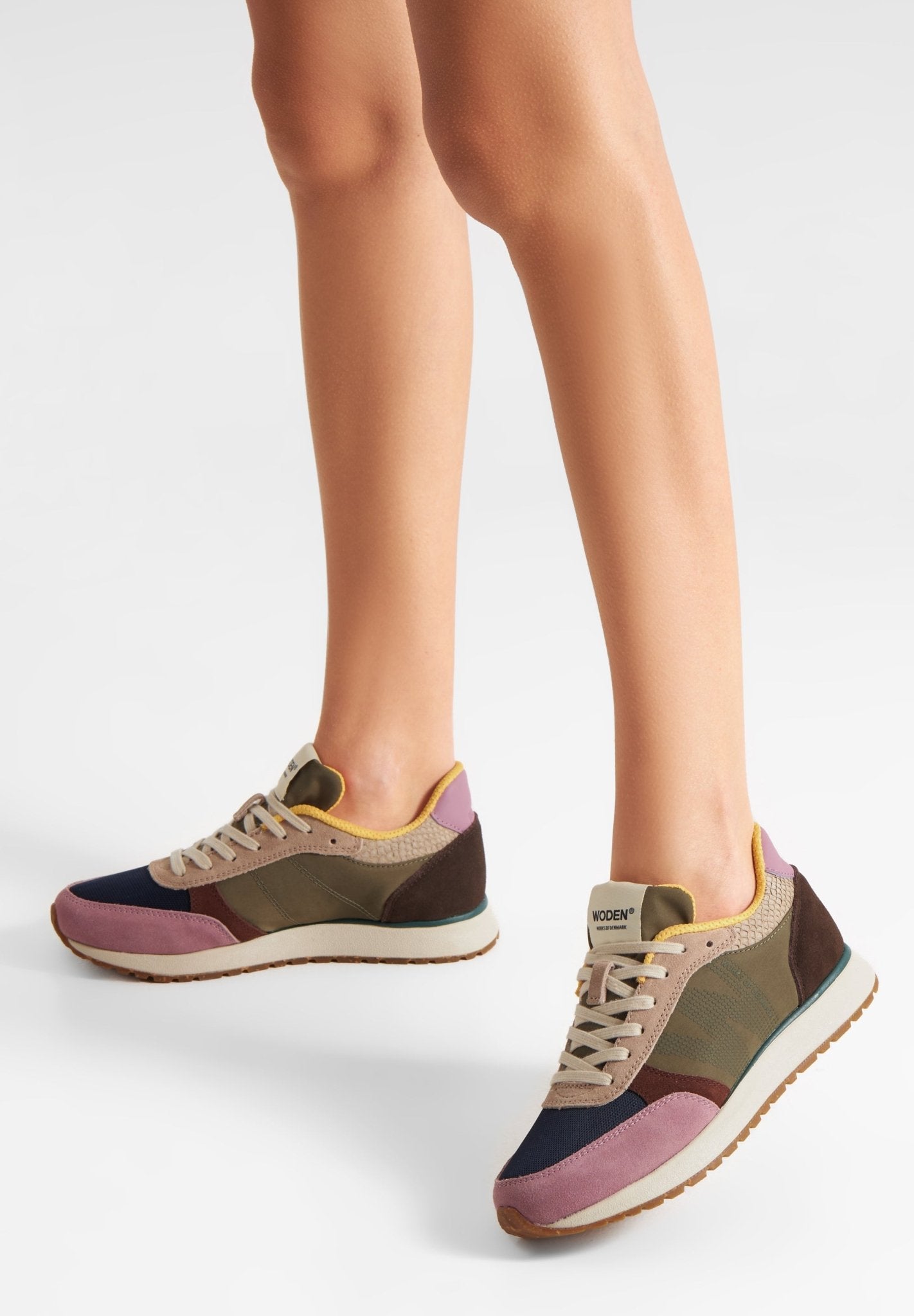 picture of Woden Ronja Trainer - Dark Algae - Number Two - womens - fashion - Footwear - Woden 4