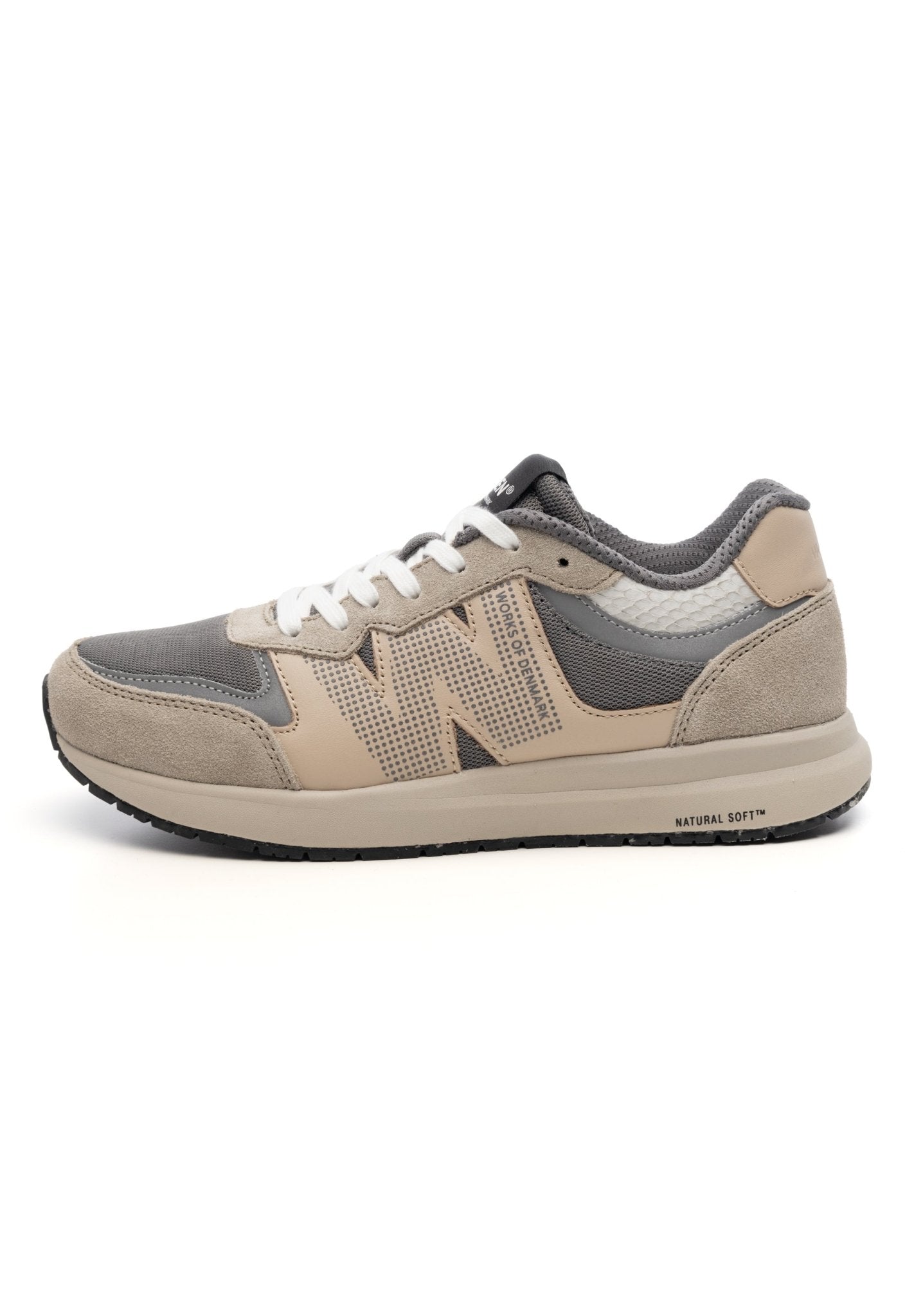 picture of Woden Rigmor Reflective - Silver Mink - Number Two - womens - fashion - Footwear - Woden 1