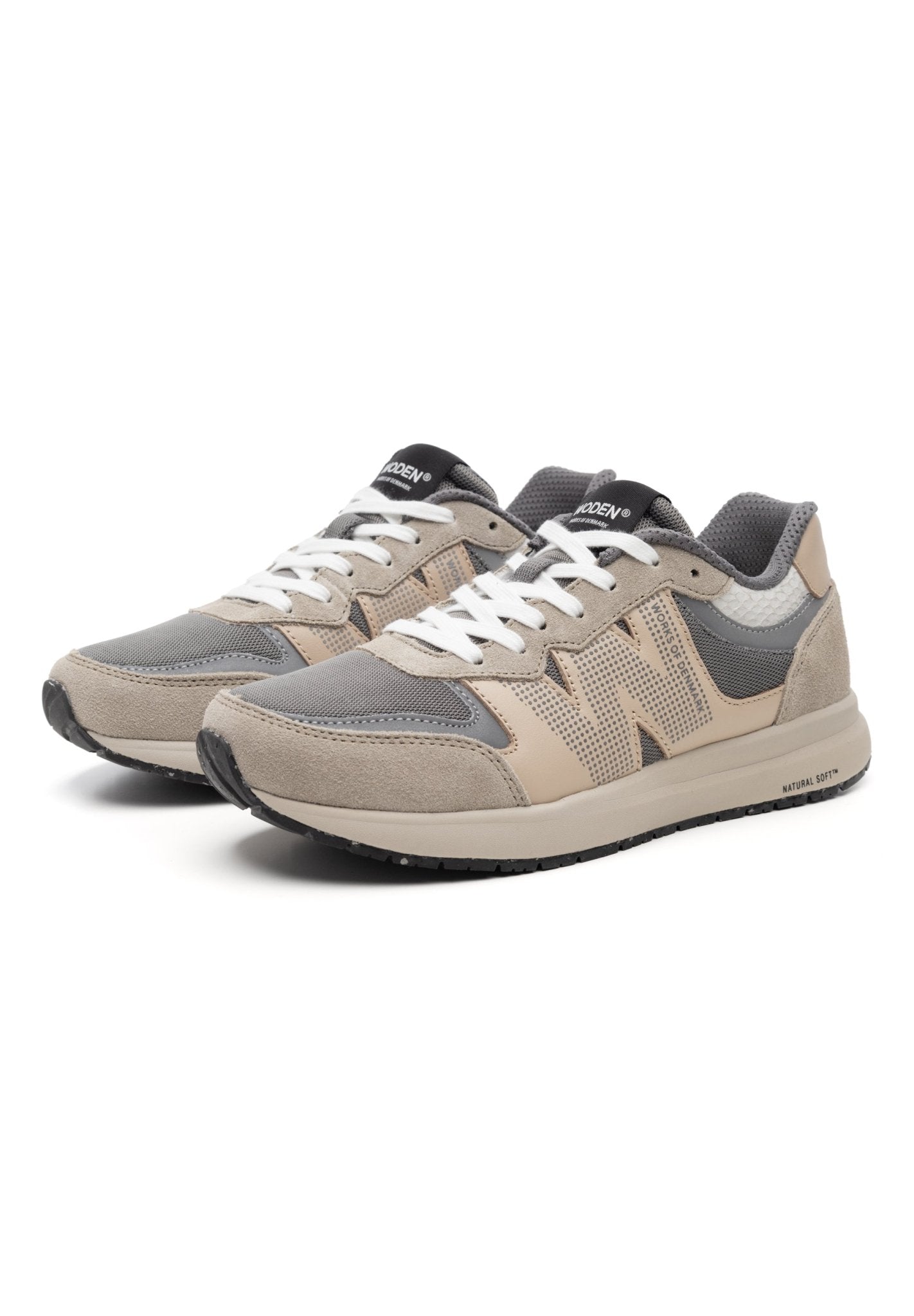 picture of Woden Rigmor Reflective - Silver Mink - Number Two - womens - fashion - Footwear - Woden 3
