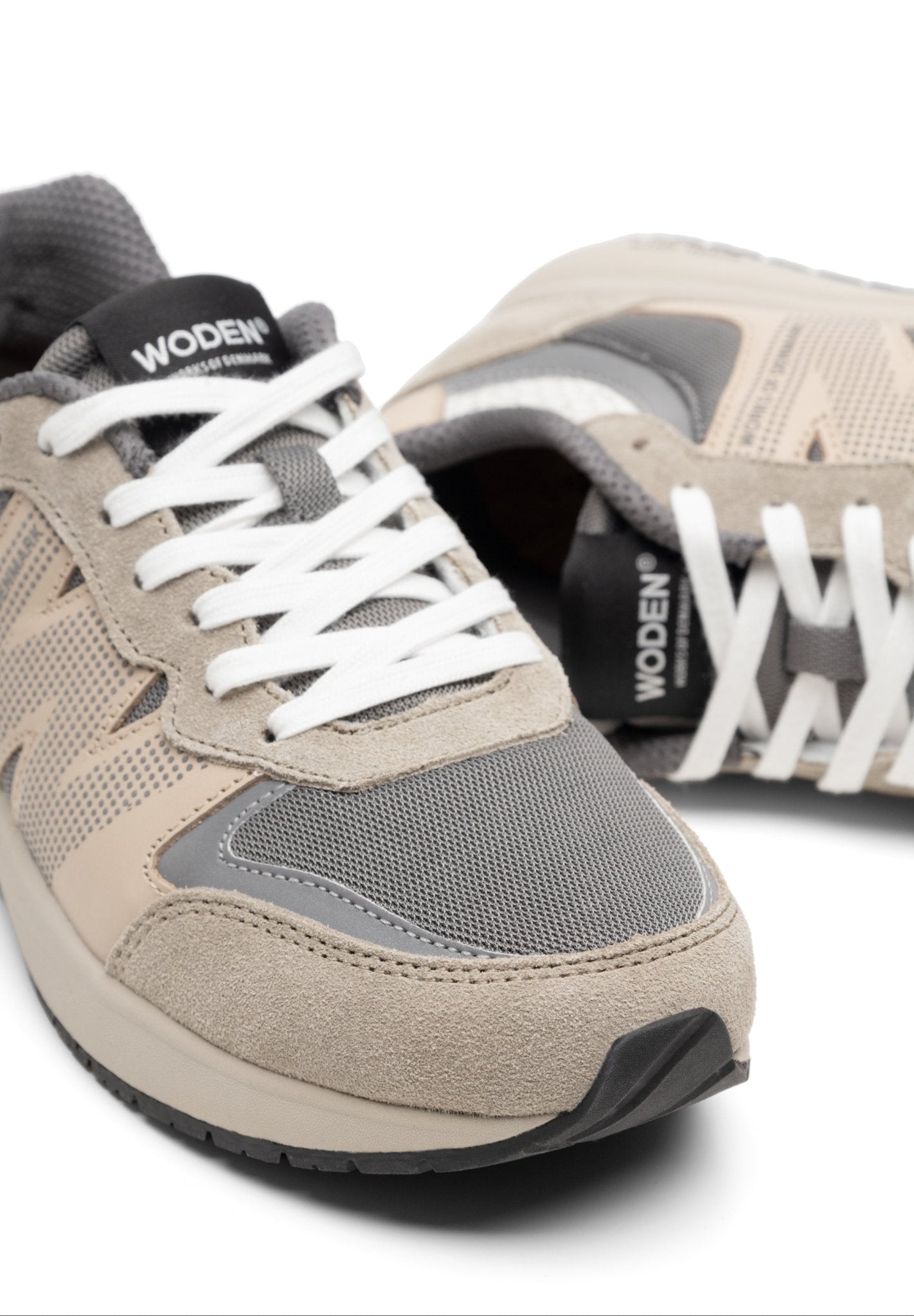 picture of Woden Rigmor Reflective - Silver Mink - Number Two - womens - fashion - Footwear - Woden 4