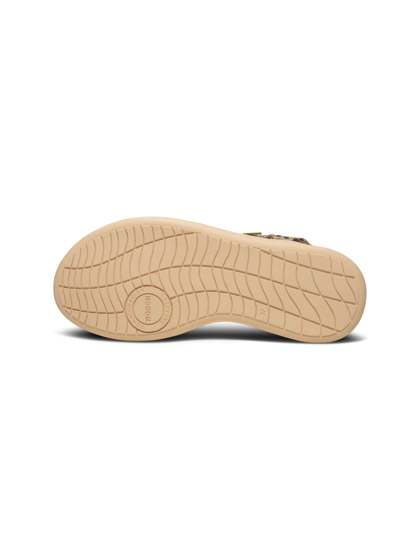 Woden Line Suede Sandal Leopard