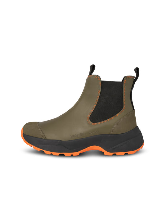 picture of Woden Siri Waterproof - Dark Olive - Number Two - womens - fashion - Footwear - Woden 1