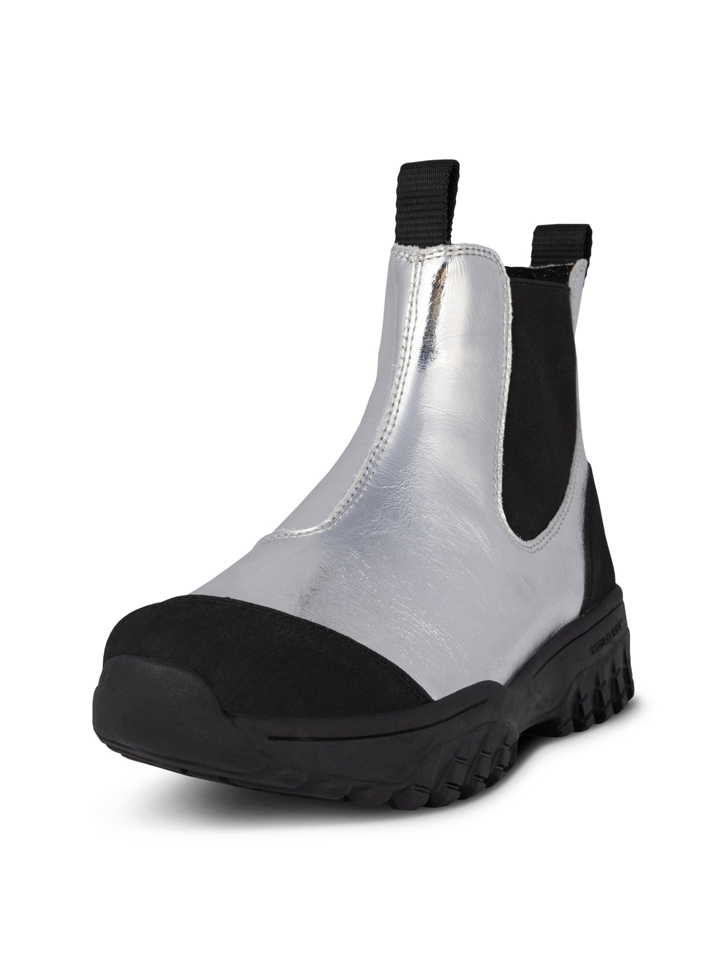 picture of Woden Magda Metallic Waterproof Silver - Number Two - womens - fashion - Footwear - Woden 2