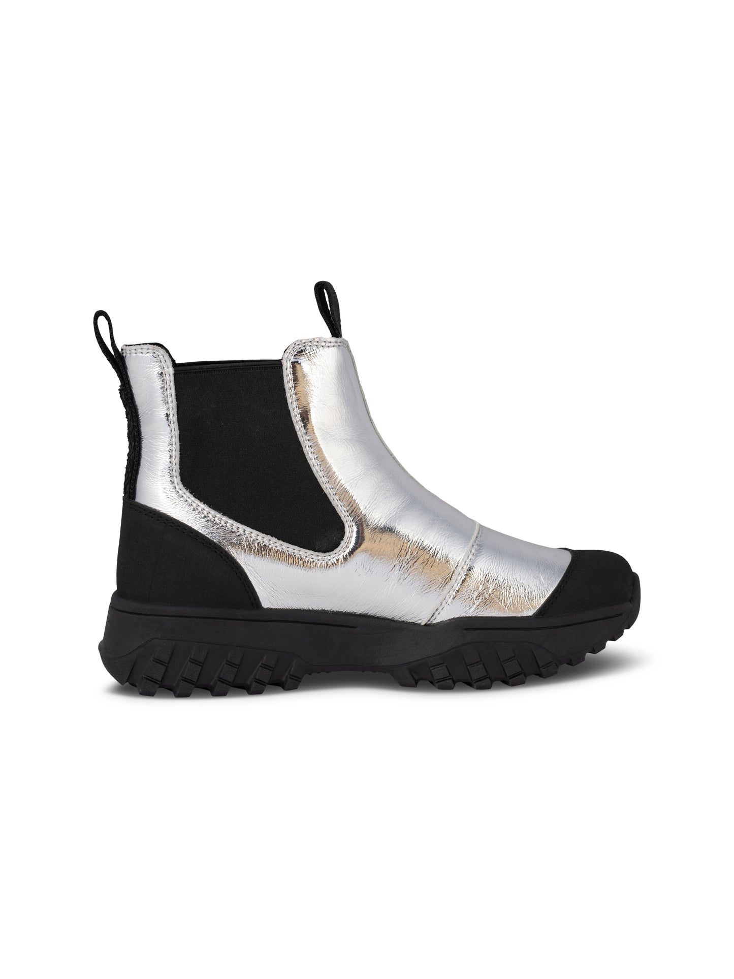picture of Woden Magda Metallic Waterproof Silver - Number Two - womens - fashion - Footwear - Woden 4