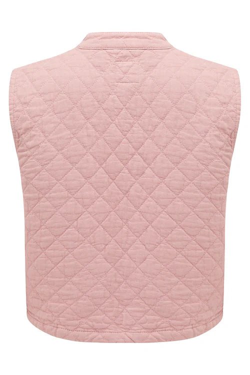 picture of Seventy + Mochi Quilted Pablo Vest - Peony Pink - Number Two - womens - fashion - clothing - Seventy + Mochi 3