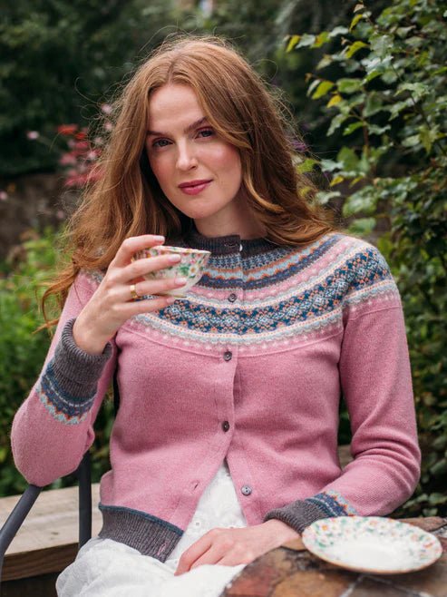 picture of Eribe Alpine Short Cardigan Vintage Pink - Number Two - womens - fashion - clothing - Eribe 1