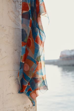 picture of Seasalt Pretty Painted Scarf - Number Two - womens - fashion - accessories - Seasalt 2