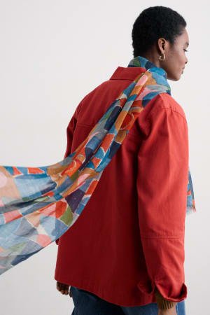 picture of Seasalt Pretty Painted Scarf - Number Two - womens - fashion - accessories - Seasalt 4