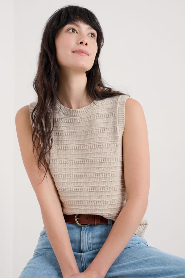 Seasalt Tepel Knitted Vest Chalk
