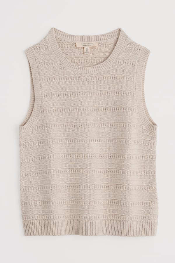 Seasalt Tepel Knitted Vest Chalk
