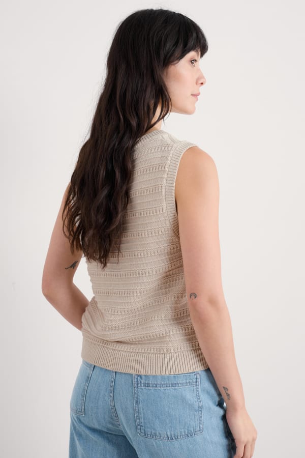 Seasalt Tepel Knitted Vest Chalk