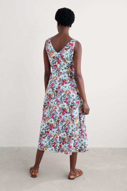 picture of Seasalt Sky Beyond Dress Garden Flowers Chalk - Number Two - womens - fashion - clothing - Seasalt 6