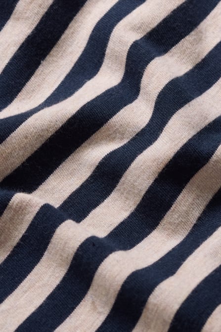 Seasalt Ivey 3/4 Sleeve T-Shirt Dress Organic Cotton Jersey Hessian Maritime