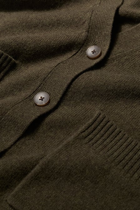 picture of Seasalt Senara Merino Blend Cardigan - Rich Olive - Number Two - womens - fashion - clothing - Seasalt 6