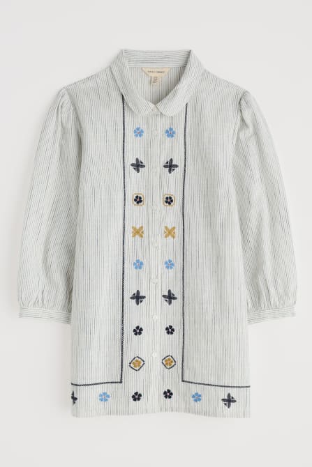 picture of Seasalt Hope Cottage Embroidered Blouse - Number Two - womens - fashion - clothing - Seasalt 2