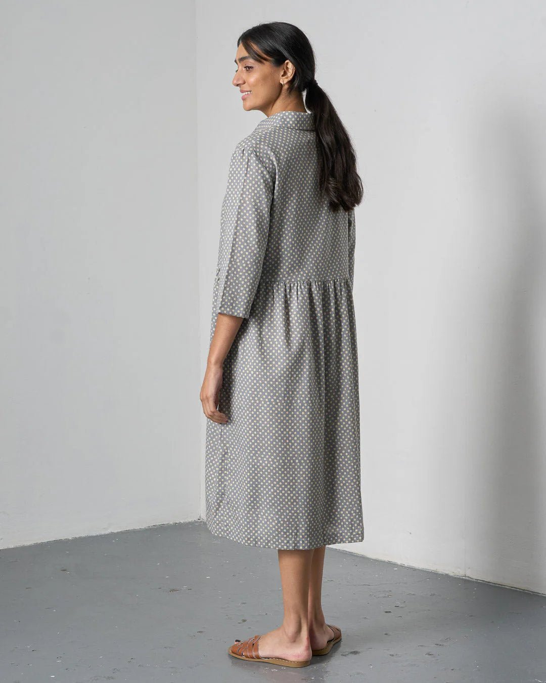 picture of Bibico Bea Dress - Grey Dot - Number Two - womens - fashion - clothing - Bibico 2