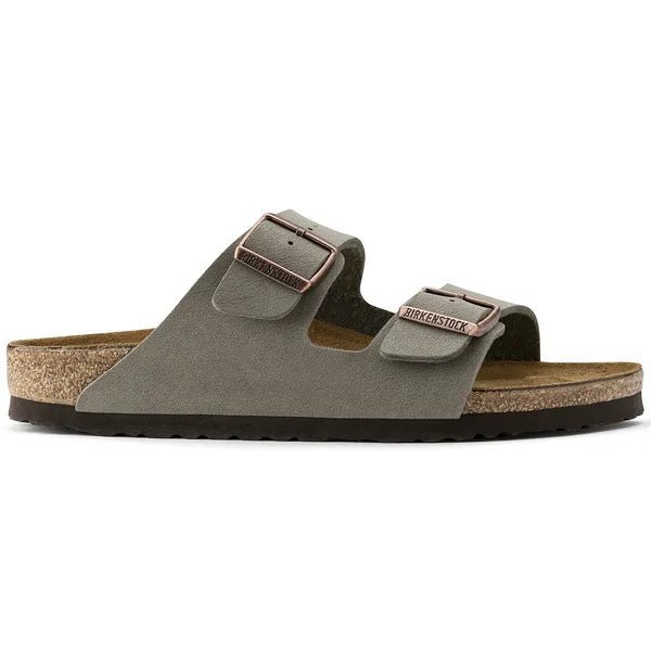 picture of Birkenstock Arizona BirkoFlor Nubuck Stone - Number Two - womens - fashion - Footwear - Birkenstock 3