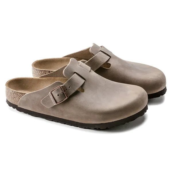 picture of Birkenstock Boston Natural Oiled Leather Tabacco - Number Two - womens - fashion - ethical - Footwear -Birkenstock