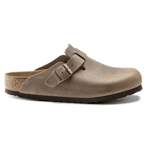 picture of Birkenstock Boston Natural Oiled Leather Tabacco - Number Two - womens - fashion - ethical - Footwear -Birkenstock