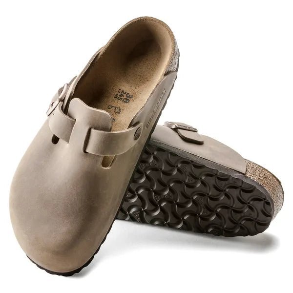 picture of Birkenstock Boston Natural Oiled Leather Tabacco - Number Two - womens - fashion - ethical - Footwear -Birkenstock