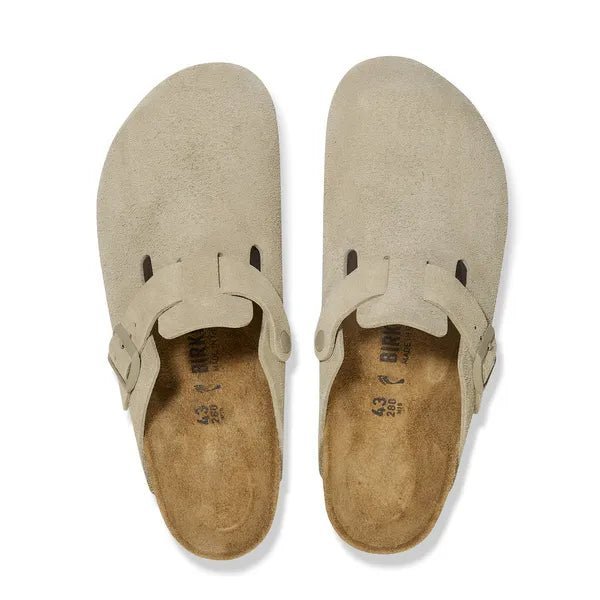 picture of Birkenstock Boston Suede Leather Faded Khaki - Number Two - womens - fashion - Footwear - Birkenstock 8