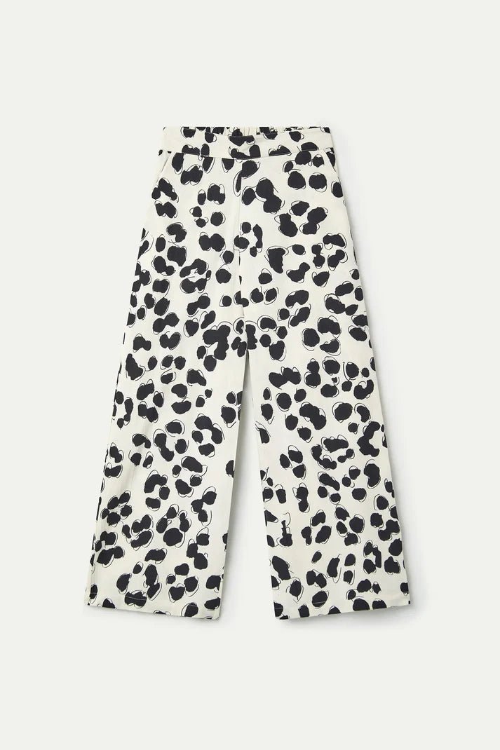 picture of Compania Fantastica 43029 Dalmatian Print Trousers - Black/Ecru - Number Two - womens - fashion - clothing - Compania Fantastica 2
