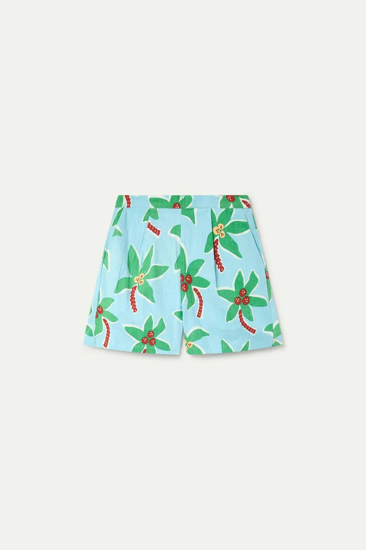 picture of Compania Fantastica 43119 Coconut Tree Shorts - Turquoise - Number Two - womens - fashion - clothing - Compania Fantastica 2