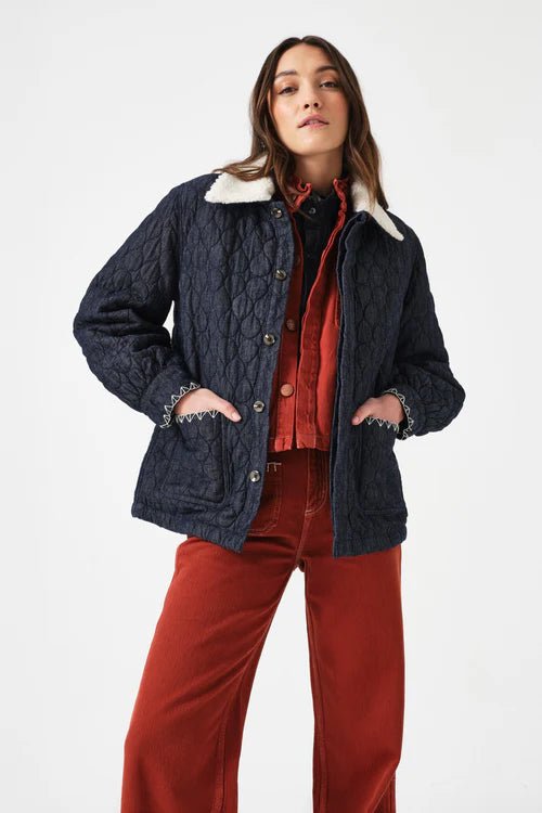 picture of Seventy + Mochi Quilted Frida Jacket - Nightfall - Number Two - womens - fashion - clothing - Seventy + Mochi 4