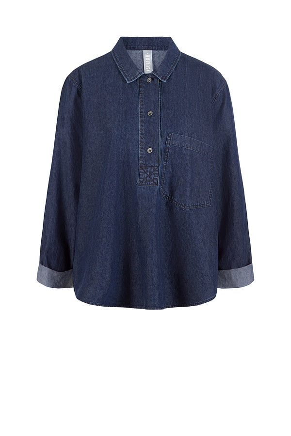 Ischiko 506 Blouse Lightweight Denim Wash