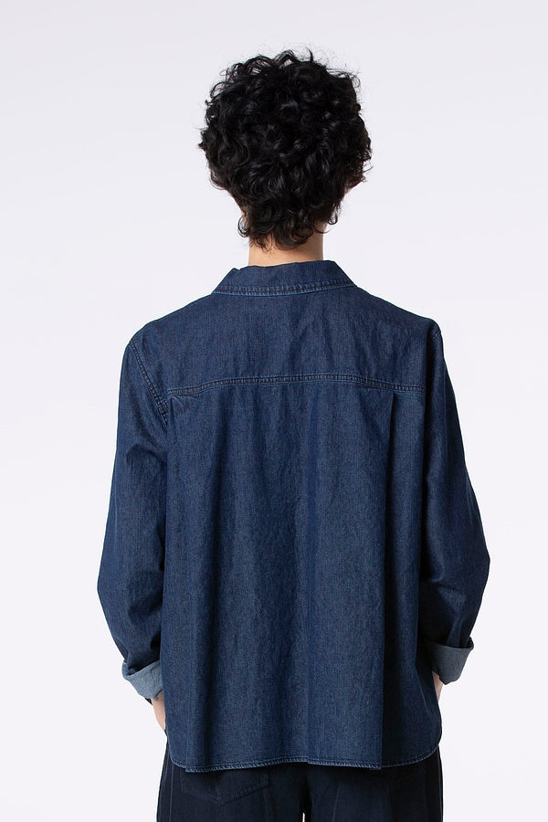 Ischiko 506 Blouse Lightweight Denim Wash