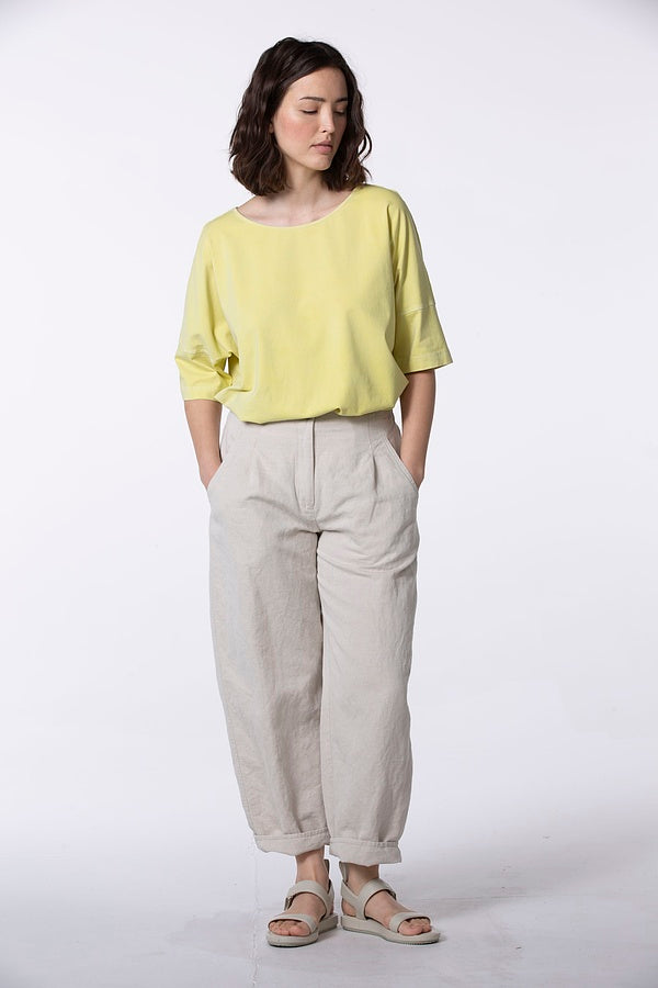 Ischiko 507 Trousers Cotton Linen Twill Nettle