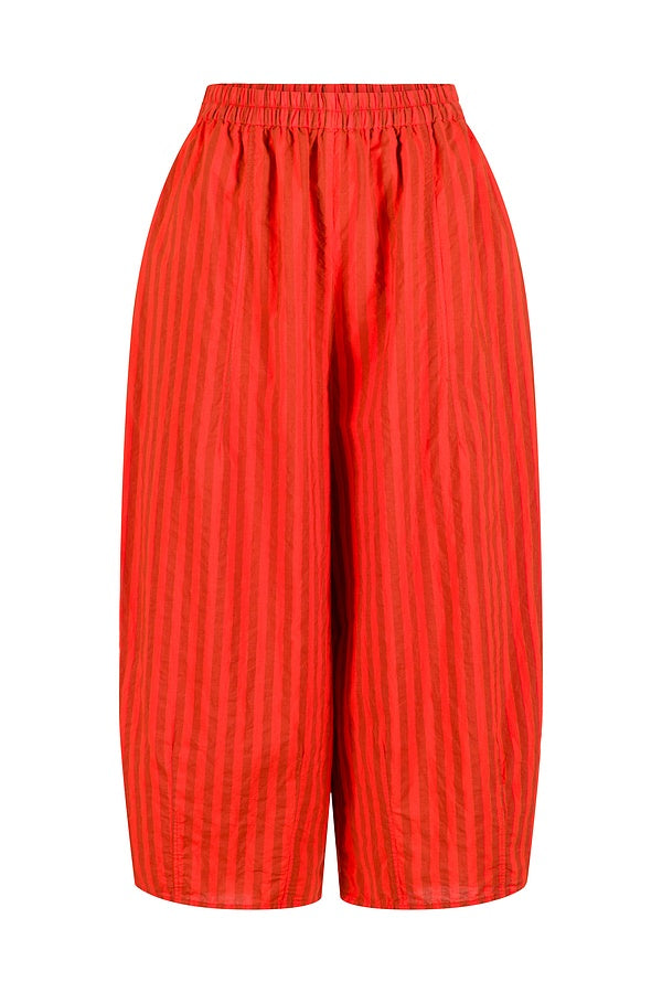 Ischiko 510 Trousers Cotton Chambray Stripe Poppy