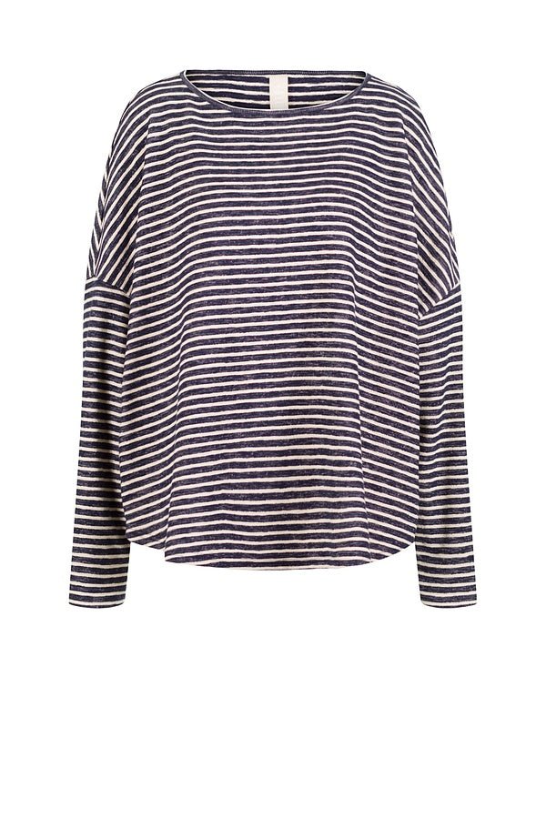 picture of Ischiko 510 Pullover Nocturne Stripe - Number Two - womens - fashion - ethical - clothing - Ischiko
