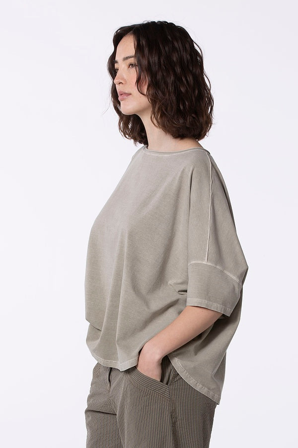 Ischiko 506 Cotton Stretch Jersey Shirt Garden