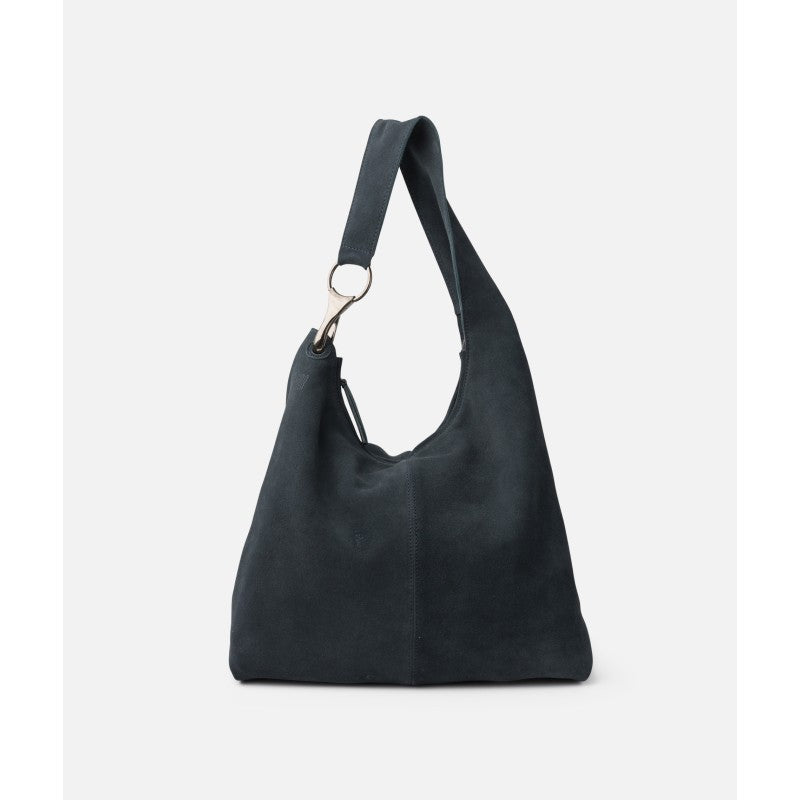 picture of Biba Jackpot Suede Shoulder Bag - Blue - Number Two - womens - fashion - accessories - Biba 1