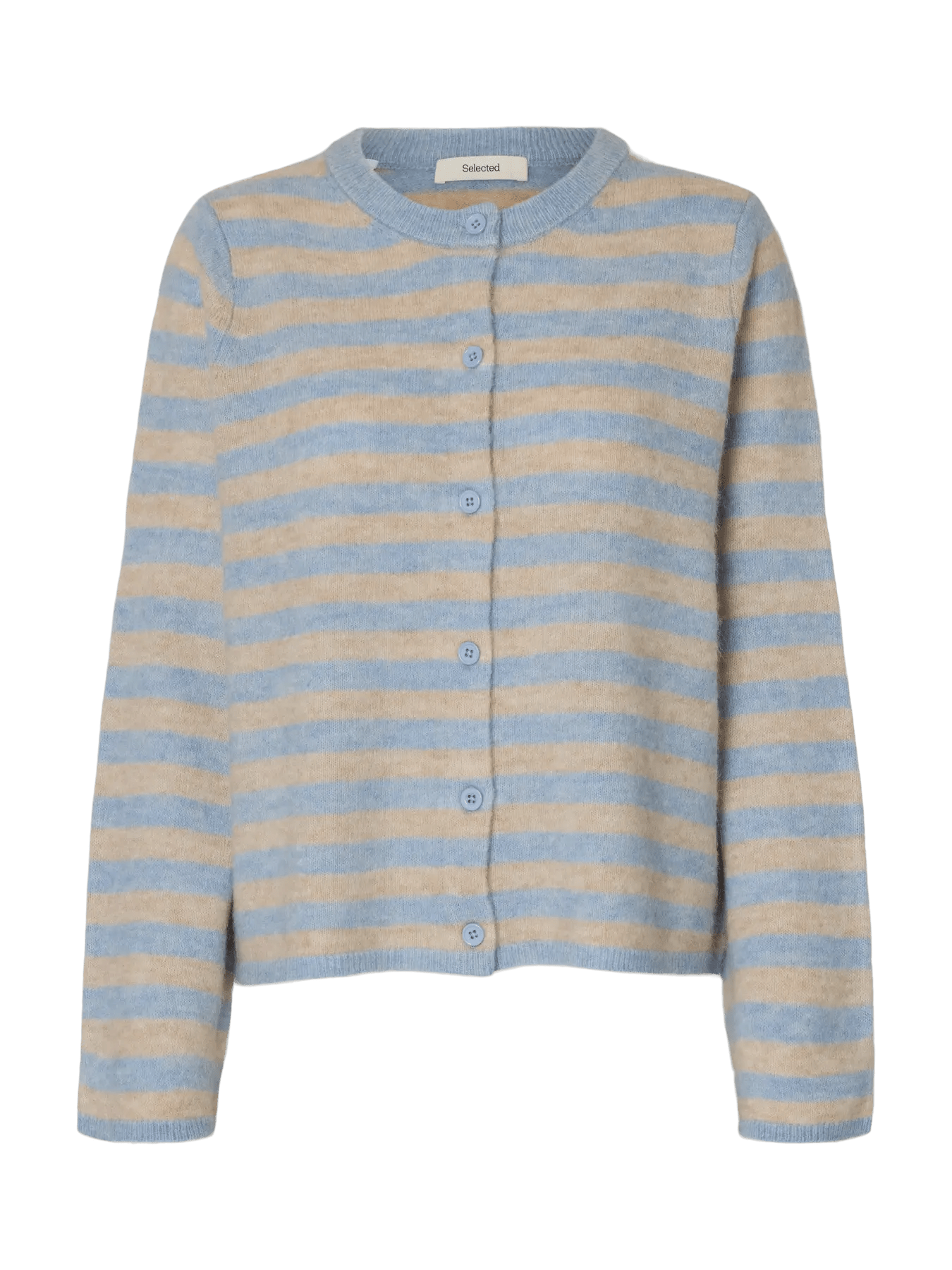 picture of Selected Lulu New LS Cardigan - Cashmere Blue/Birch - Number Two - womens - fashion - clothing - Selected Femme 6