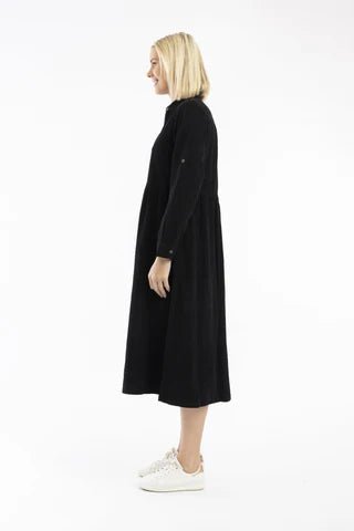 picture of Orientique Collar Dress Cord - Black - Number Two - womens - fashion - clothing - Orientique 2