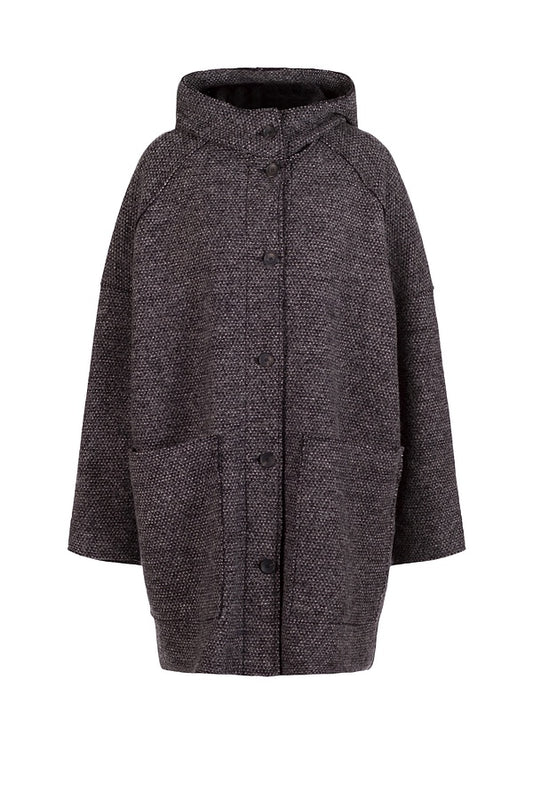 picture of Oska 507 Coat - Black Salt & Pepper - Number Two - womens - fashion - clothing - Oska 1