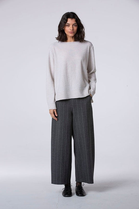 picture of Oska 537 Trousers Jacquard Jersey - Mouse - Number Two - womens - fashion - clothing - Oska 1