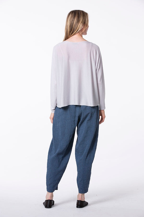 Oska 523 Trousers Wash Linen Cotton Herringbone Denim