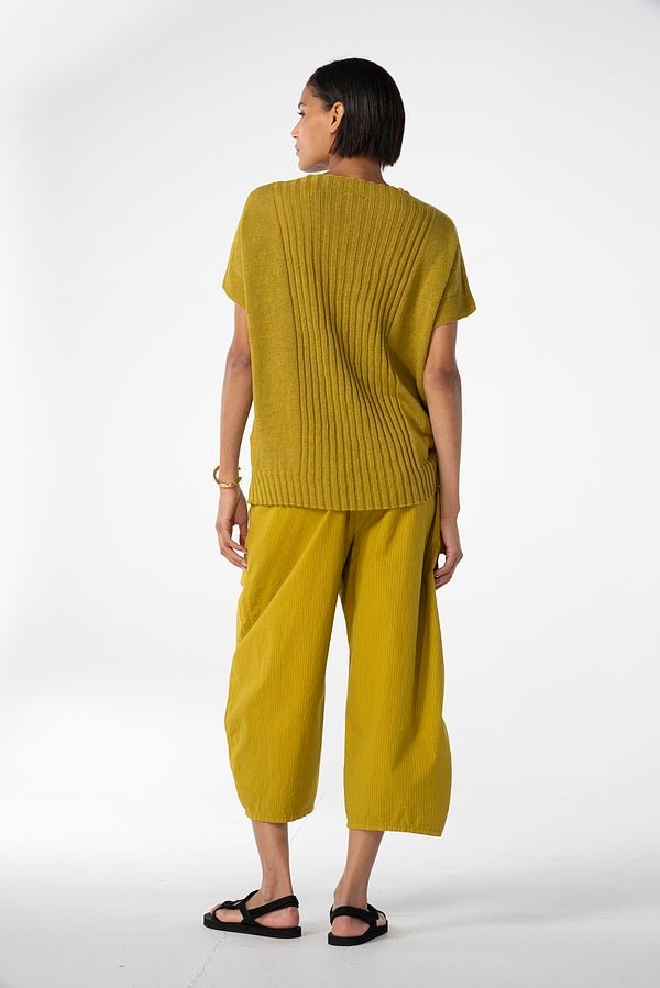 picture of Oska 639 Trousers Cotton - Nugget/Yellow Stripe - Number Two - womens - fashion - clothing - Oska 4