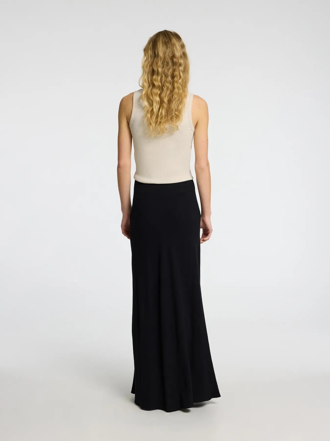 Selected Femme Anna U-Neck Tank Top Oatmeal