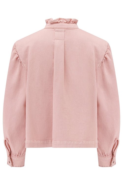 picture of Seventy + Mochi Ziggy Cropped Jacket - Peony Pink - Number Two - womens - fashion - clothing - Seventy + Mochi 3