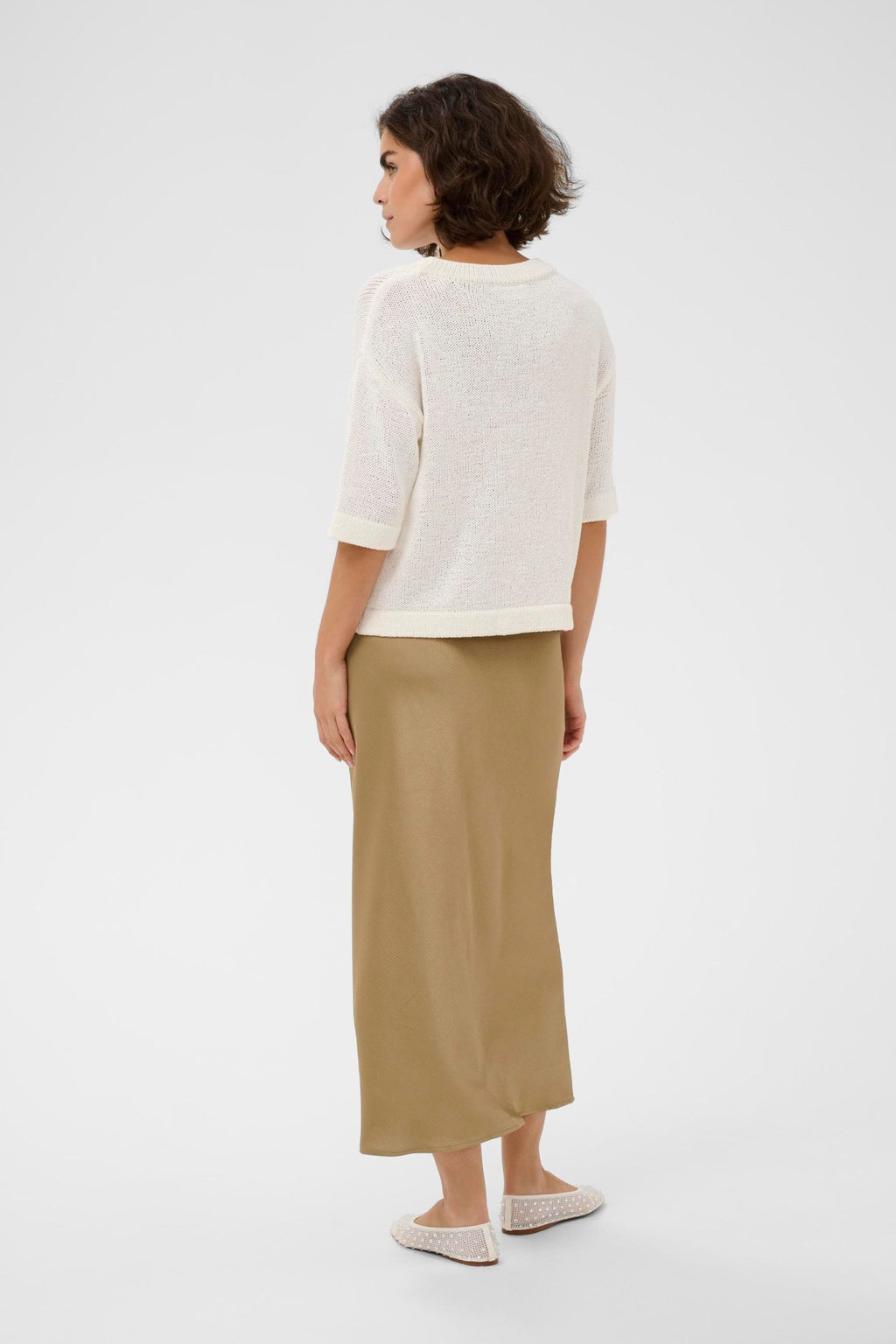 picture of Kaffe Sevita Pullover - Chalk - Number Two - womens - fashion - clothing - Kaffe 4